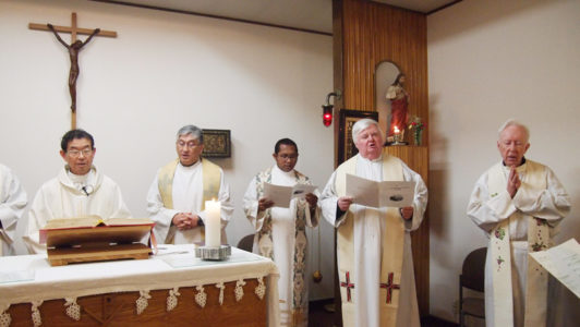 2019年献堂25周年ミサ・登壇した司祭